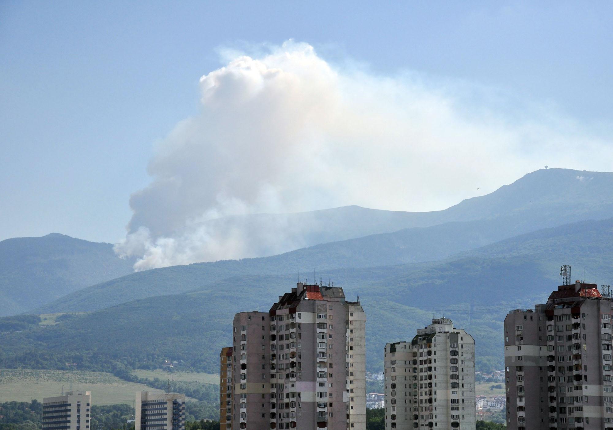 Пожарът в резервата ”Бистришко бранище” във Витоша