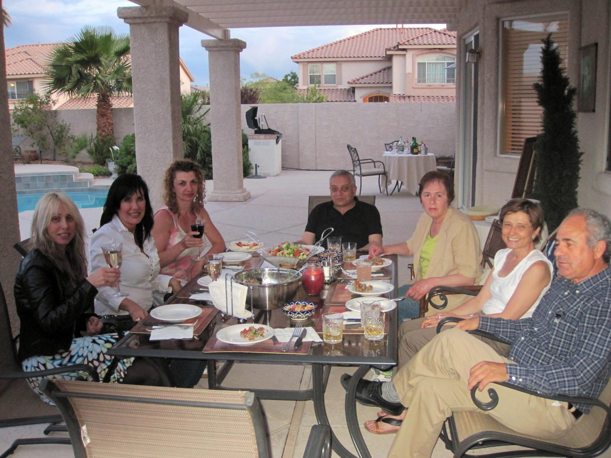 Парти в дома на Кичка Бодурова в Лас Вегас