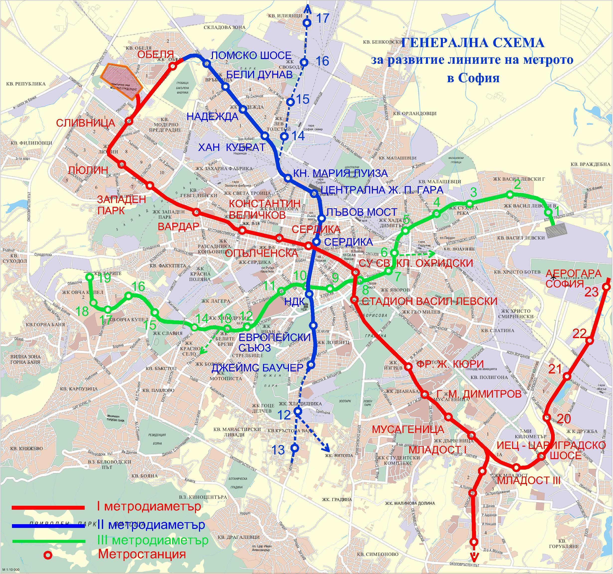 Третата линия на метрото ще е готова през 2018 г.