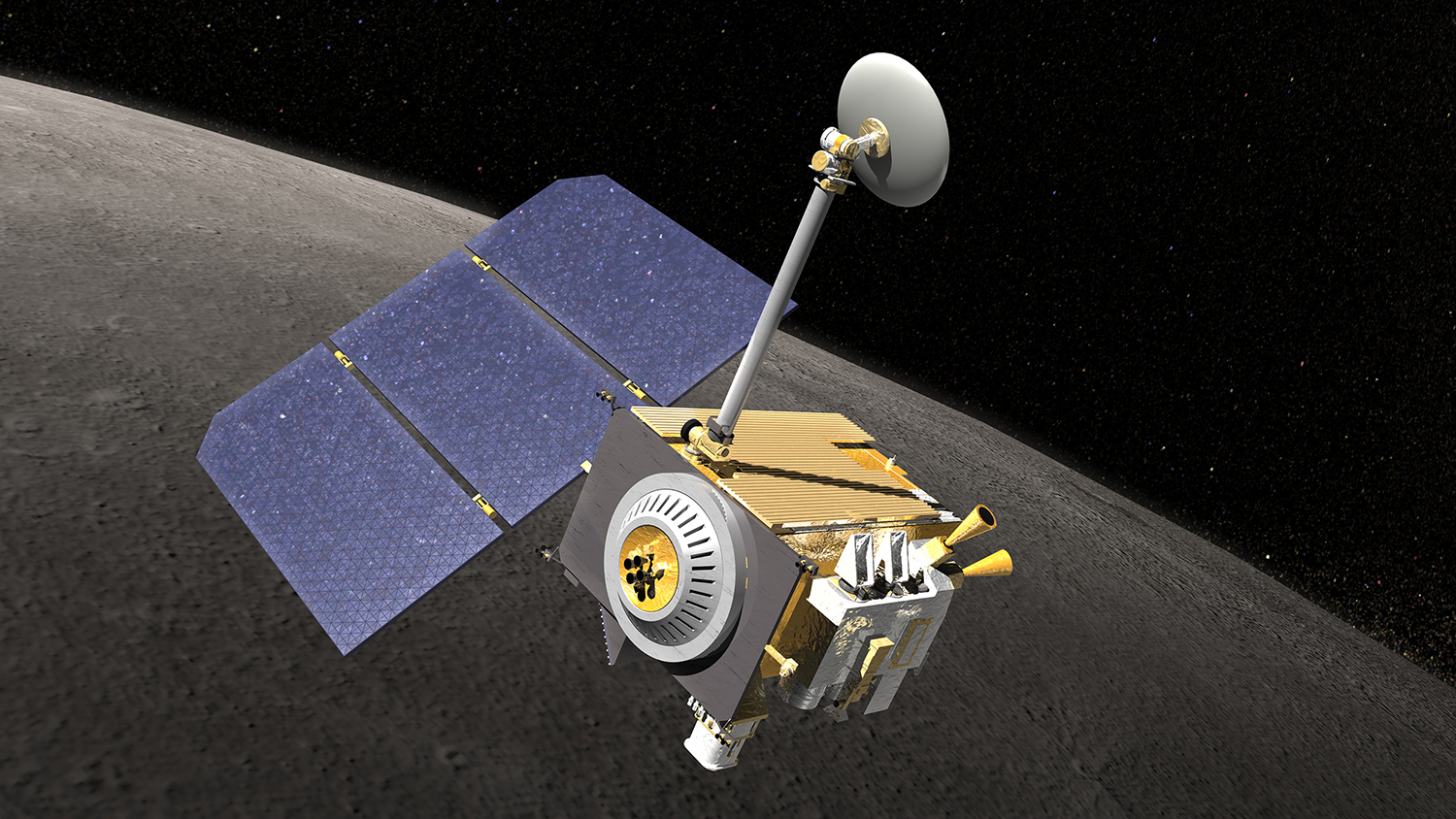Космическият апарат ”Лунар рикънисънс орбитър” изучава Луната от 2009 г.