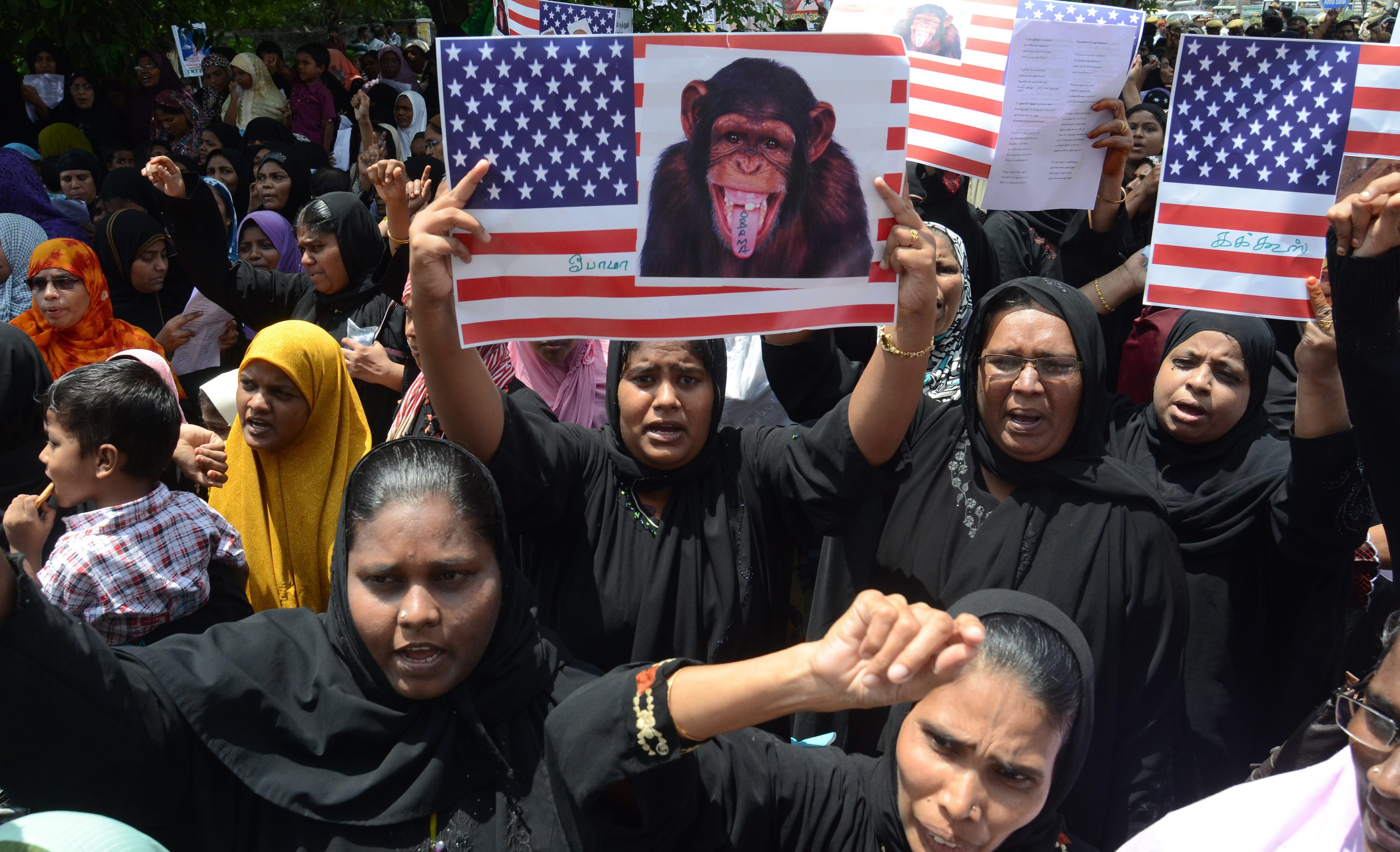 Протести заради американския филм за исляма се проведоха в много страни по света