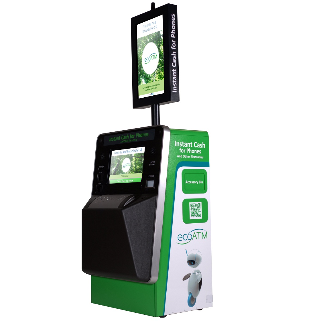 Автомати изкупуват старите телефони (видео)