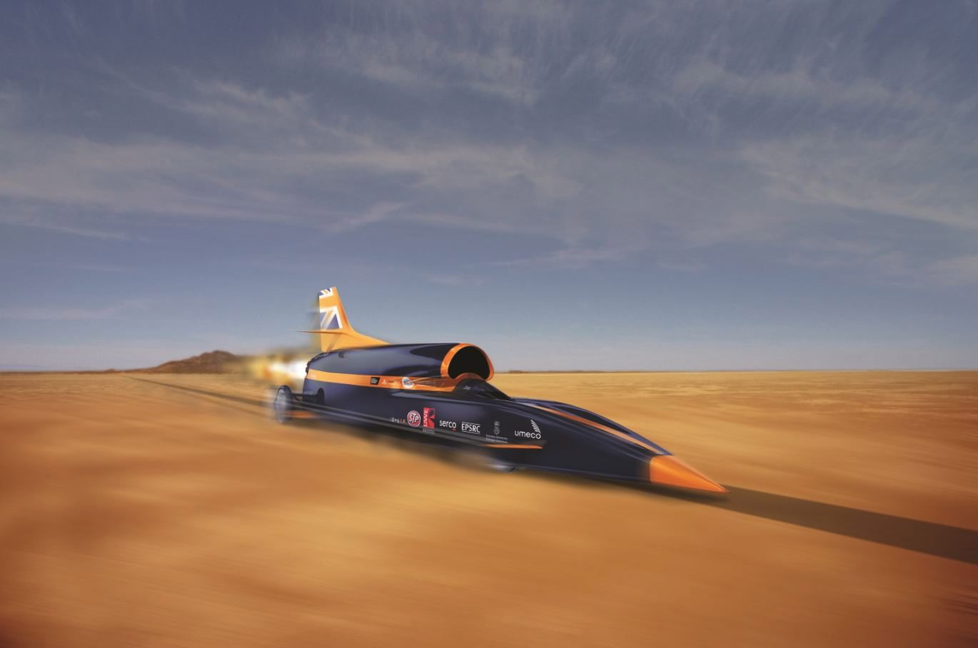 ”Bloodhound” ще чупи рекорда за скорост с 1609 км/ч