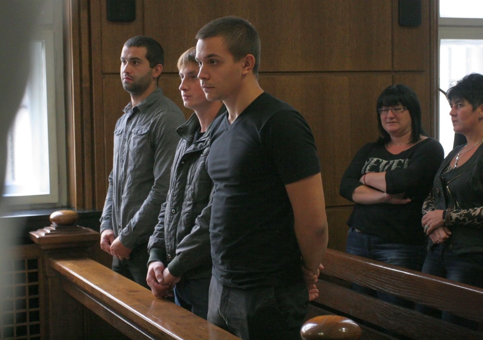 Тримата осъдени за убийството на Стоян Балтов (снимка архив)