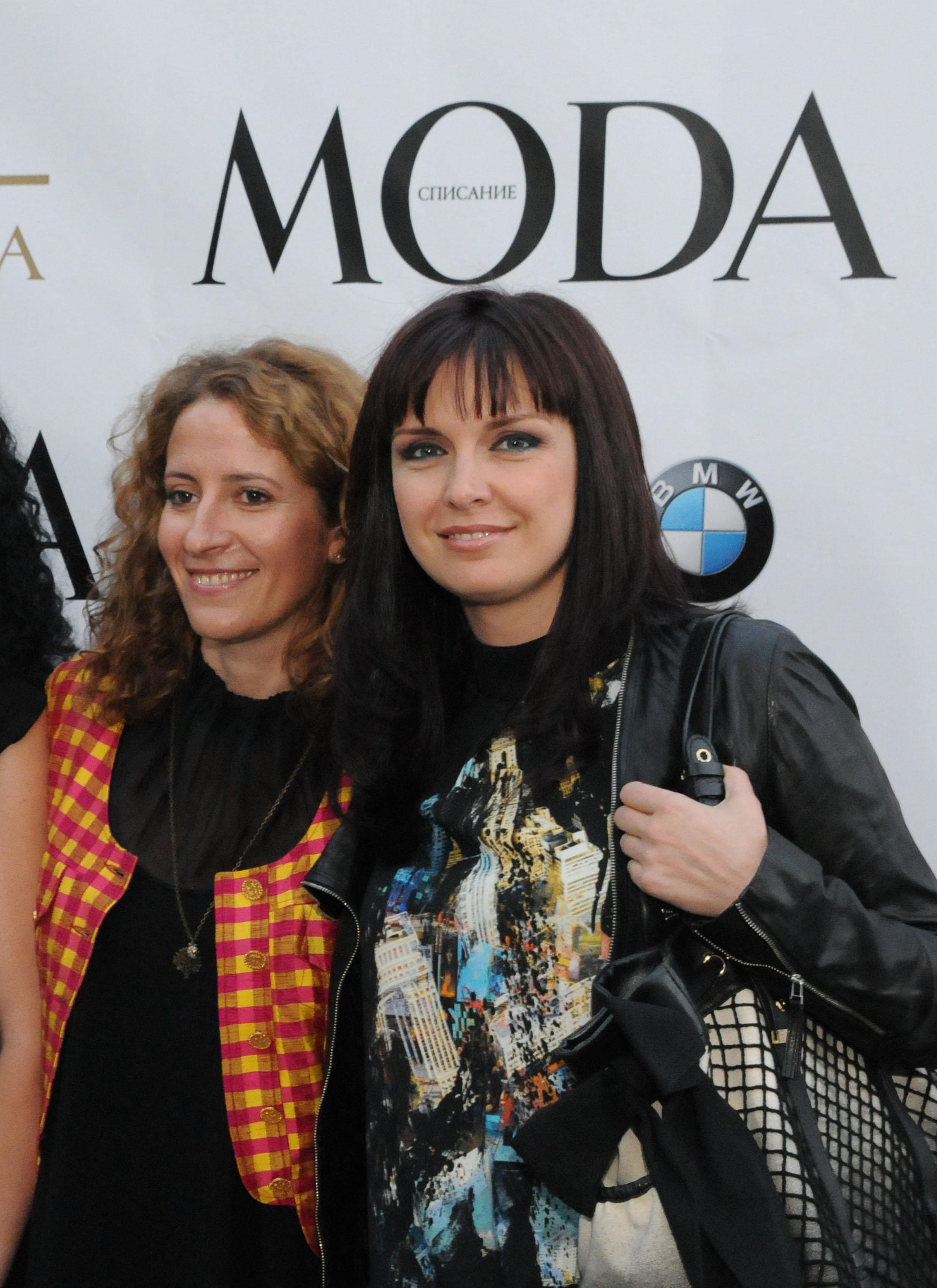 Краси Генова, главен редактор на ”Мода” посреща Жени Калканджиева