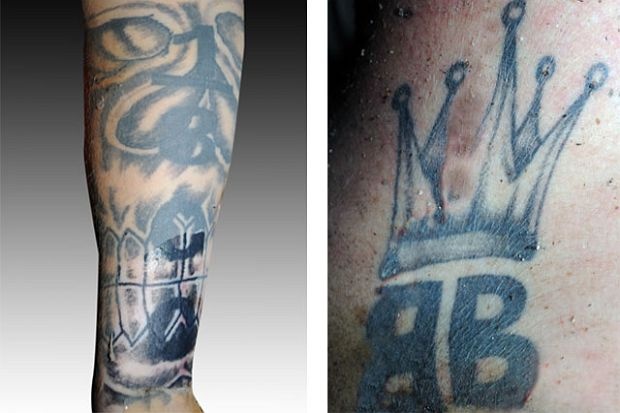 Татуировките на убития край Кладница млад мъж
