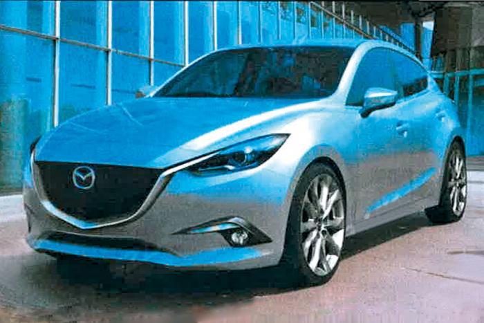 Първи снимки на новата Mazda 3