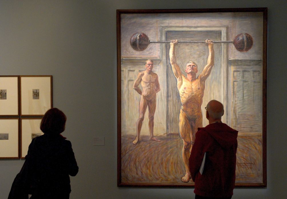 Изложбата показва голото мъжко тяло в историята на изкуството от 1800 г. до наши дни
