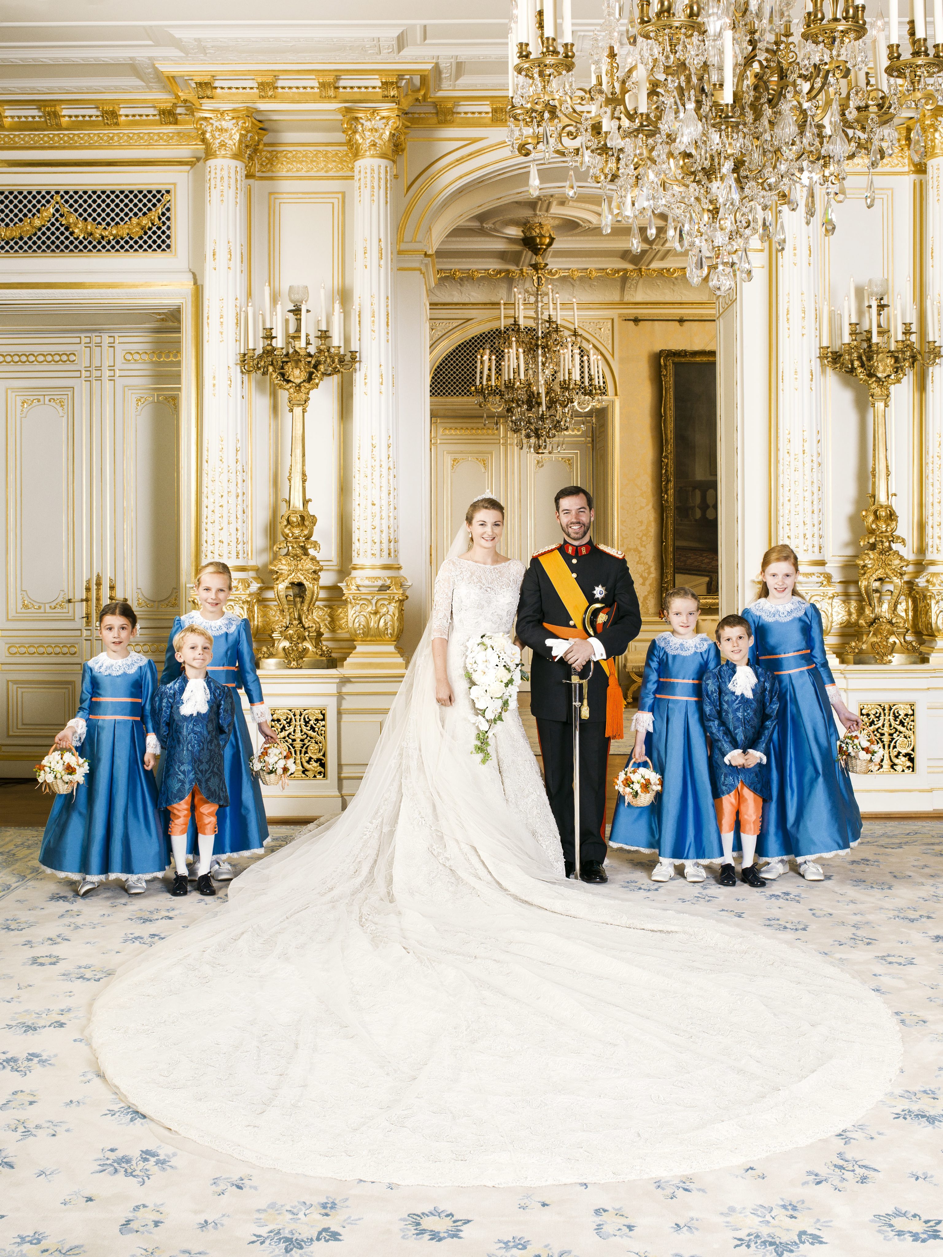 Сватба на принц Гийом от Люксембург и белгийската графиня Стефани дьо Ланоа