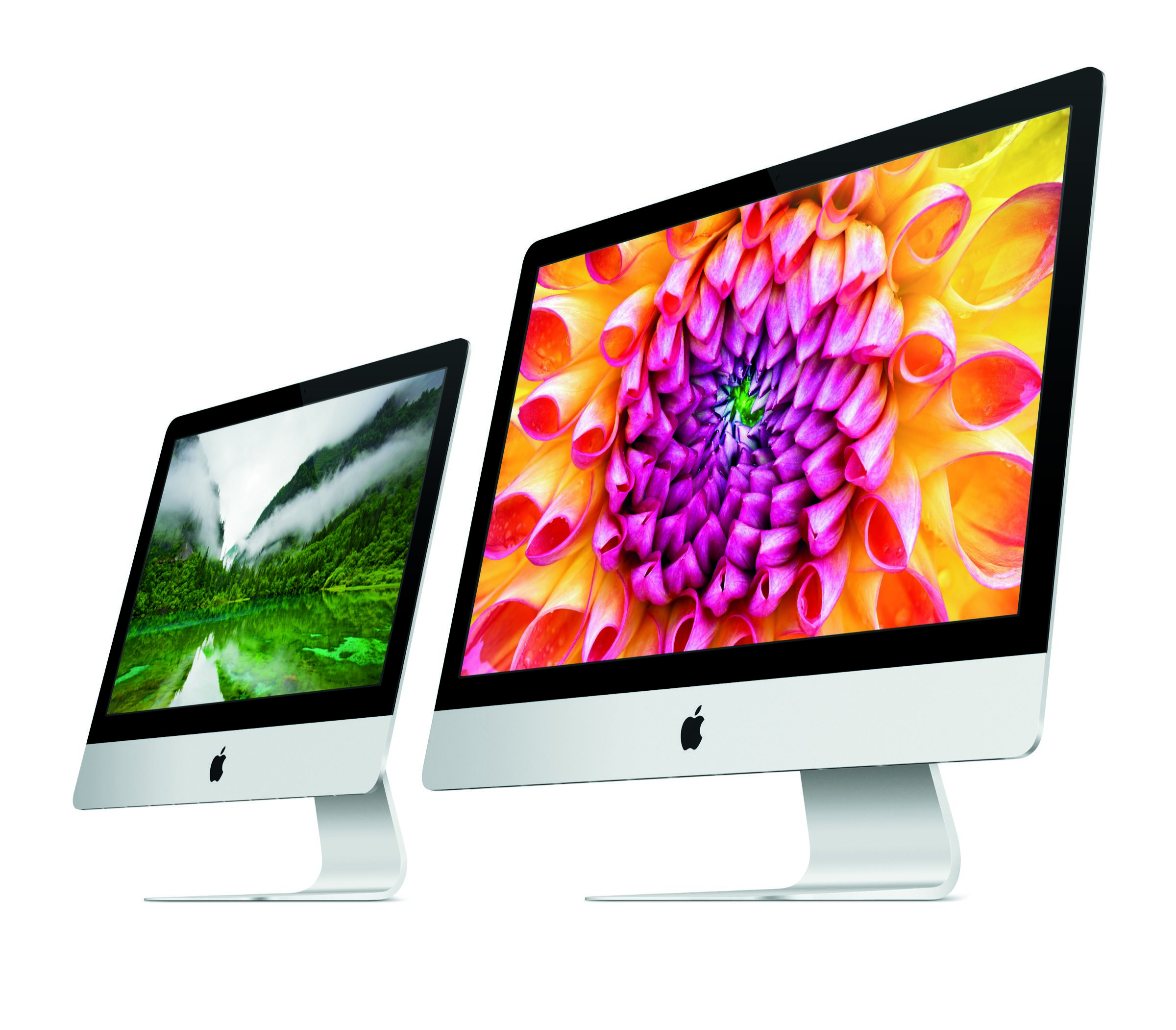 iMac линията включва общо 4 модела - два с 21,5-инчов екран и два с 27-инчов екран
