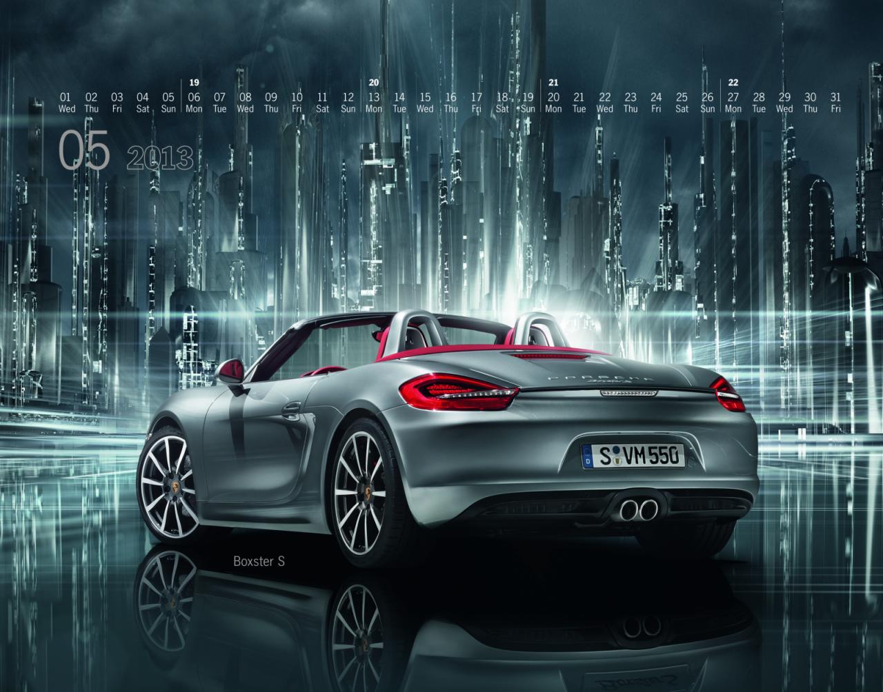 Porsche разкри новия си календар за 2013 - Mega City