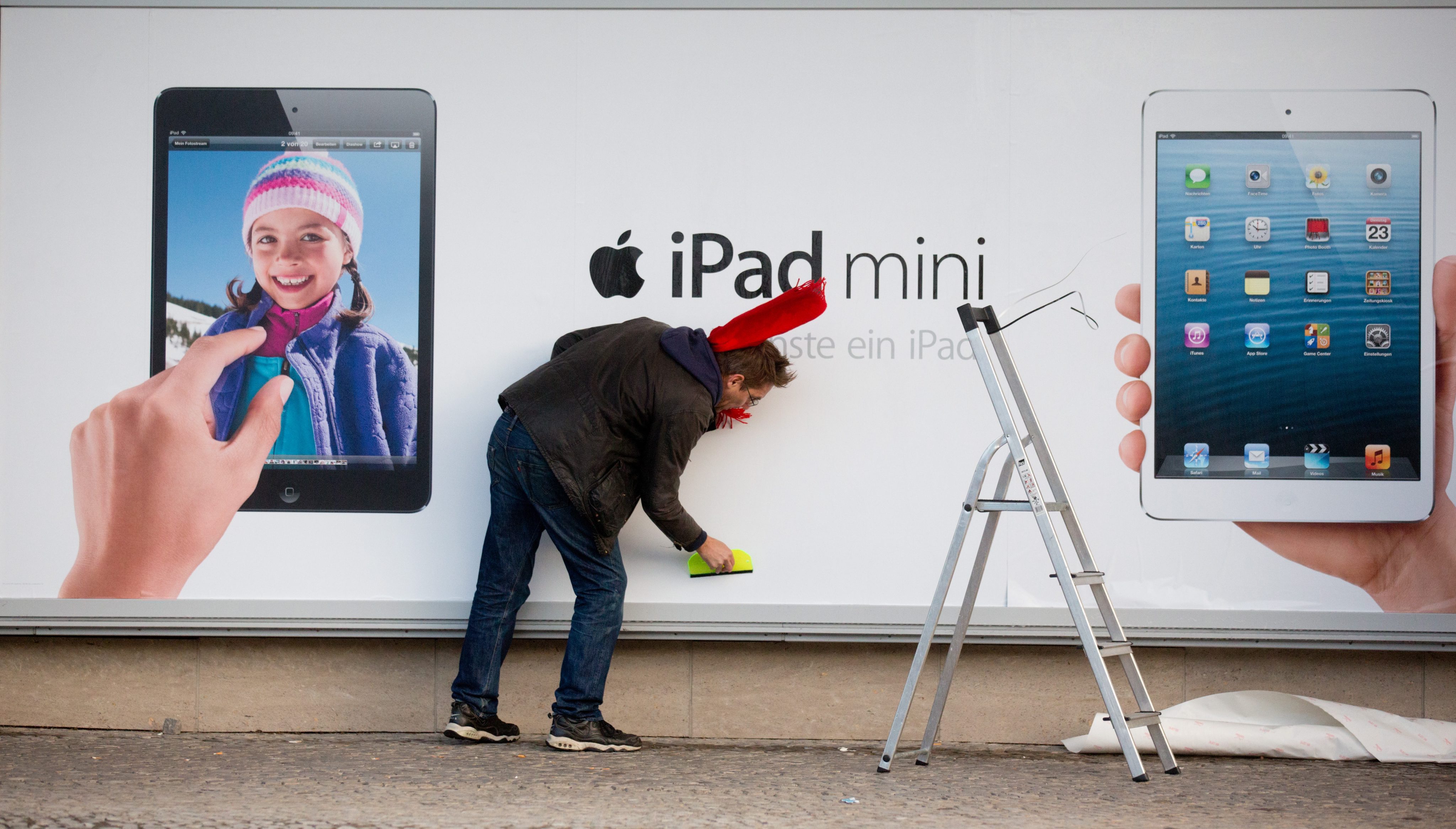 Реклама на iPad mini в Германия