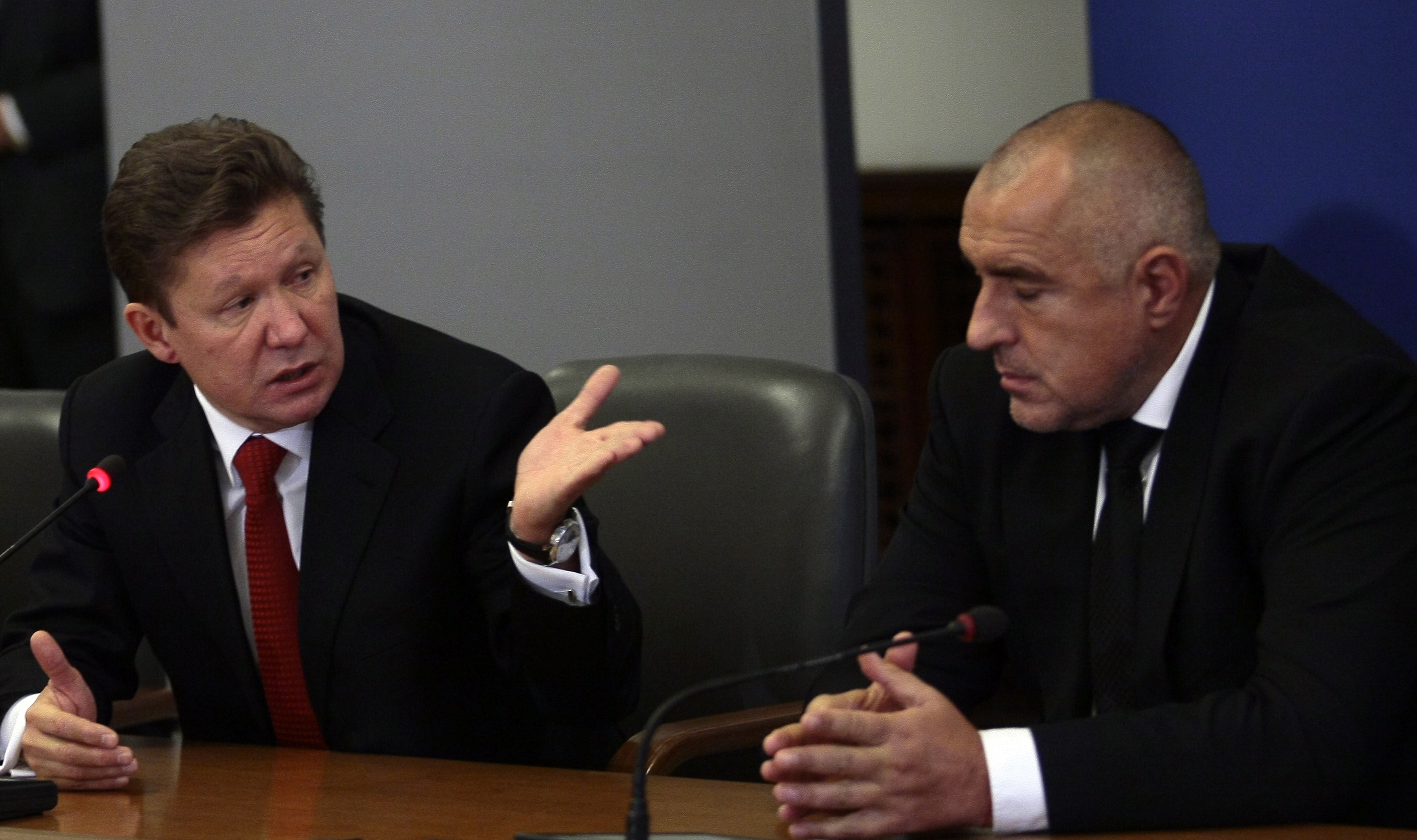 Алексей Милер и Бойко Борисов