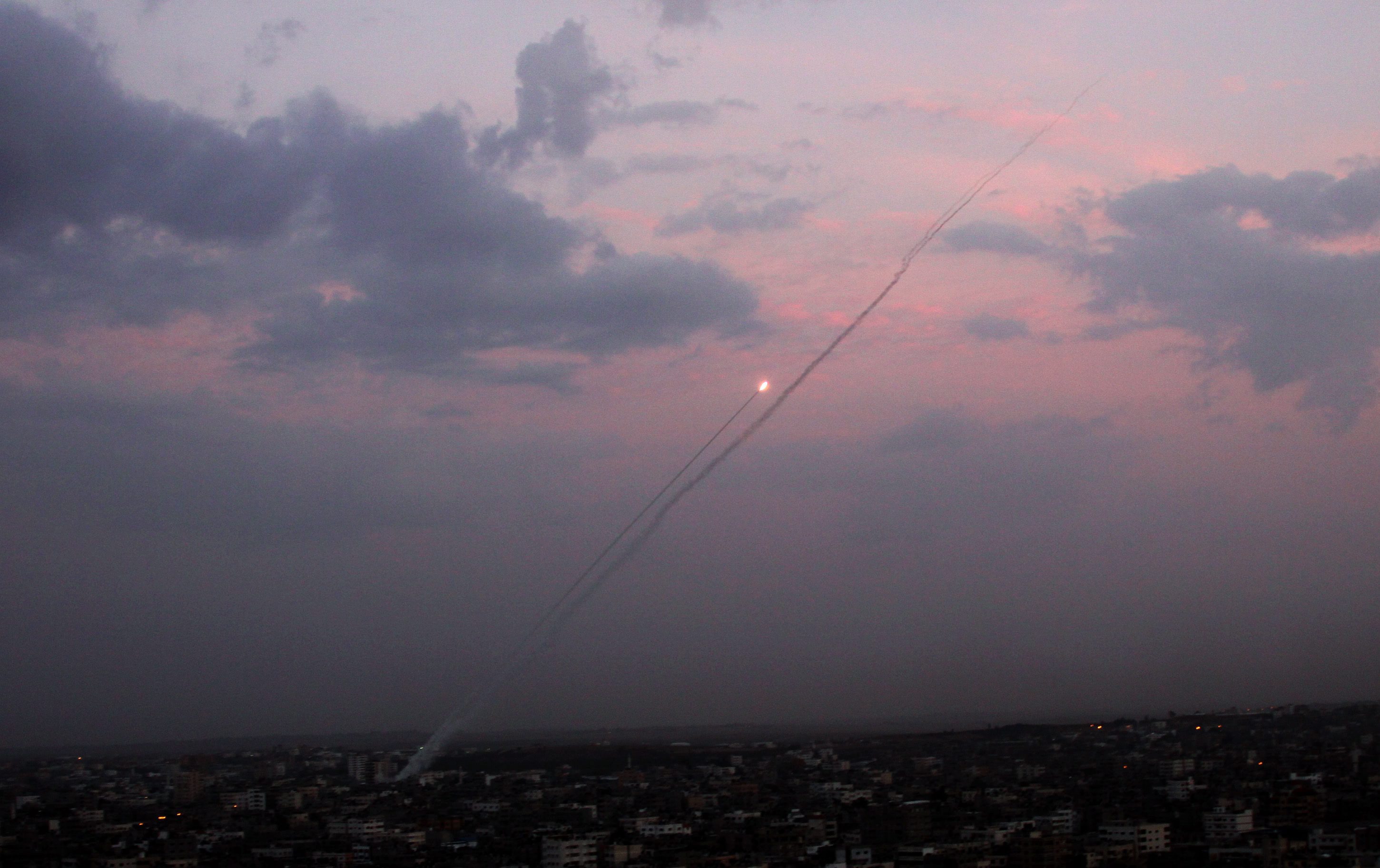 Ракета, изстреляна от Газа