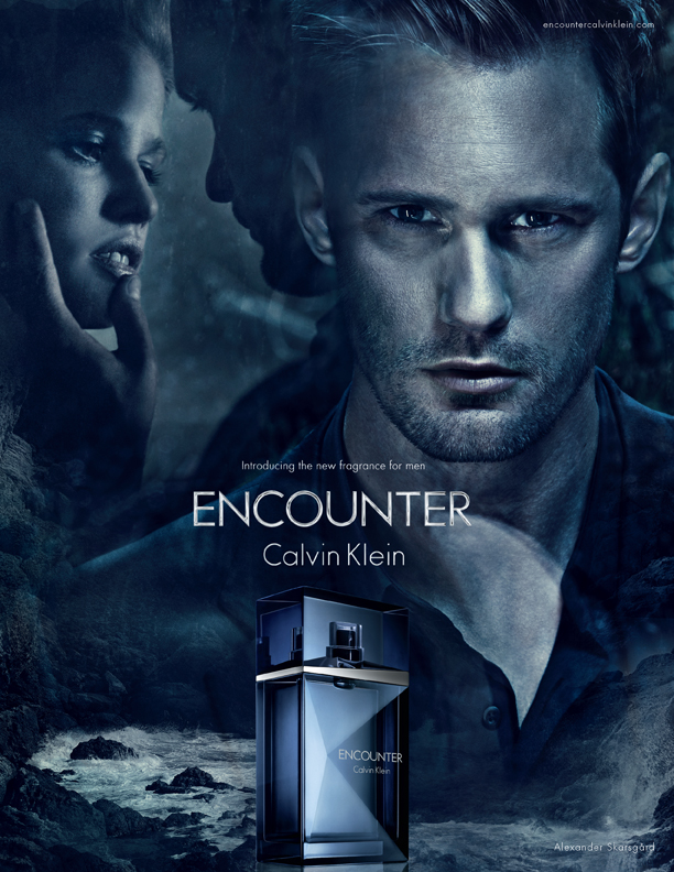 Александър Скарсгард и Лара Стоун в рекламната кампания на ENCOUNTER Calvin Klein
