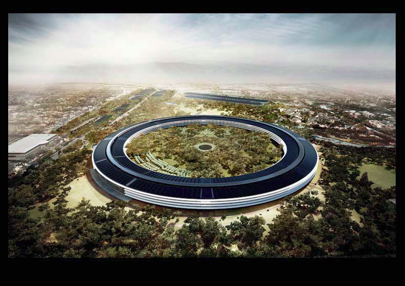 Новата централа на Apple трябва да напомня ”току-що приземил се космически кораб”