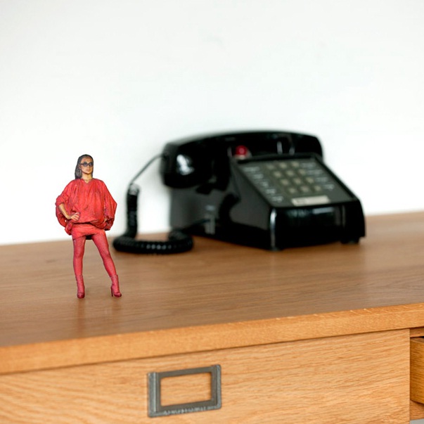 Пластмасови фигурки, произведени с 3D принтер