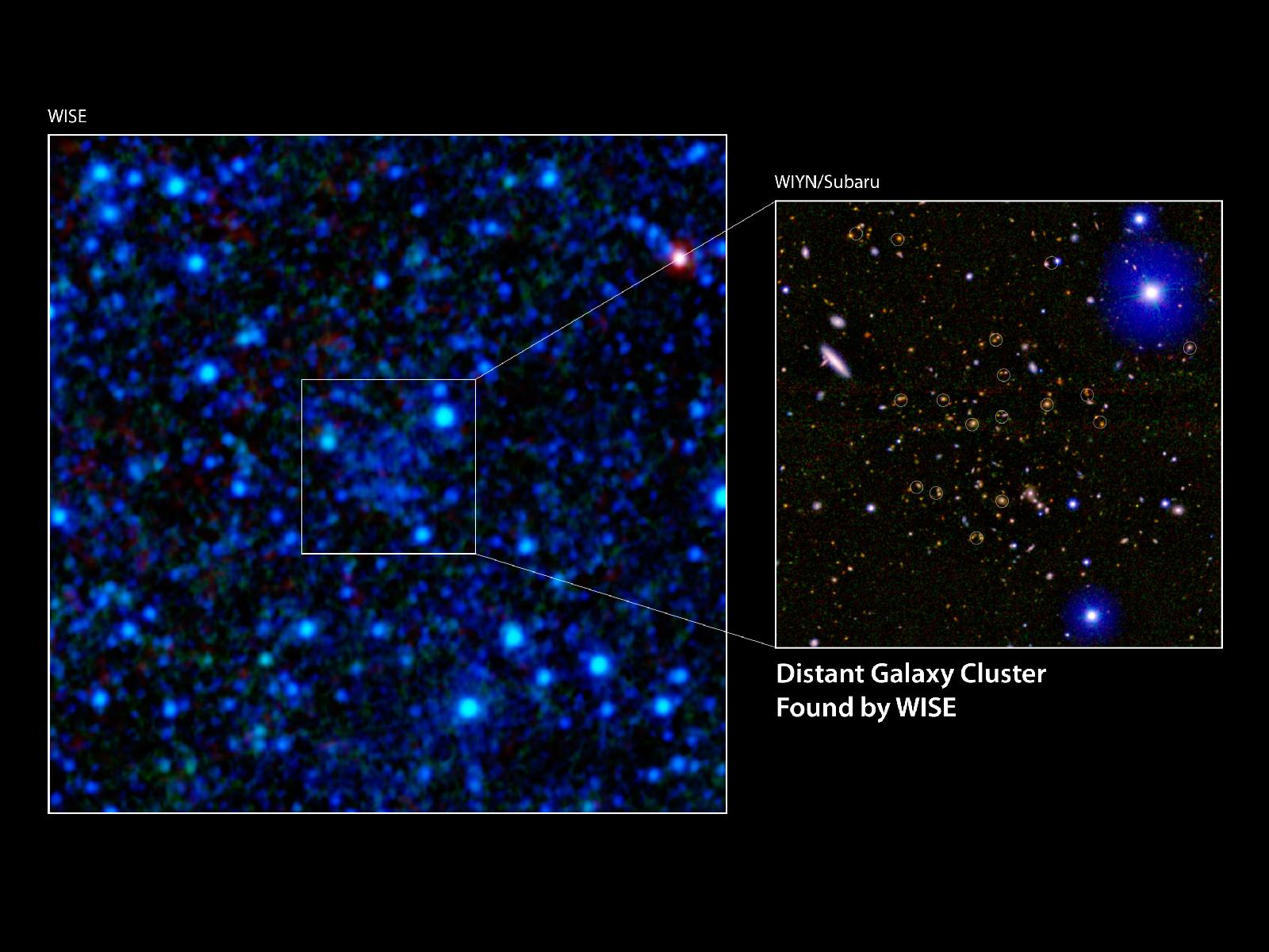 Малък телескоп откри гигантски галактични купове