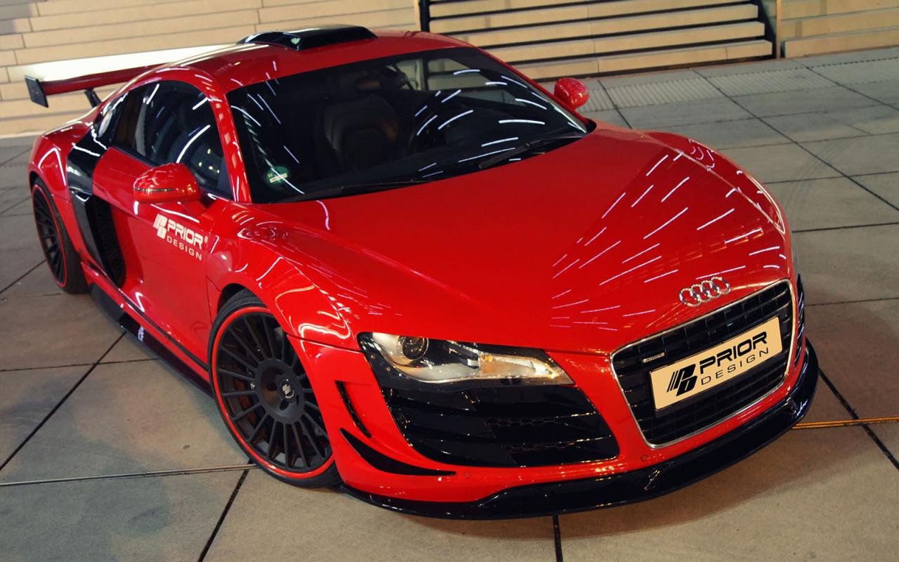 По-агресивно Audi R8 от Prior Design