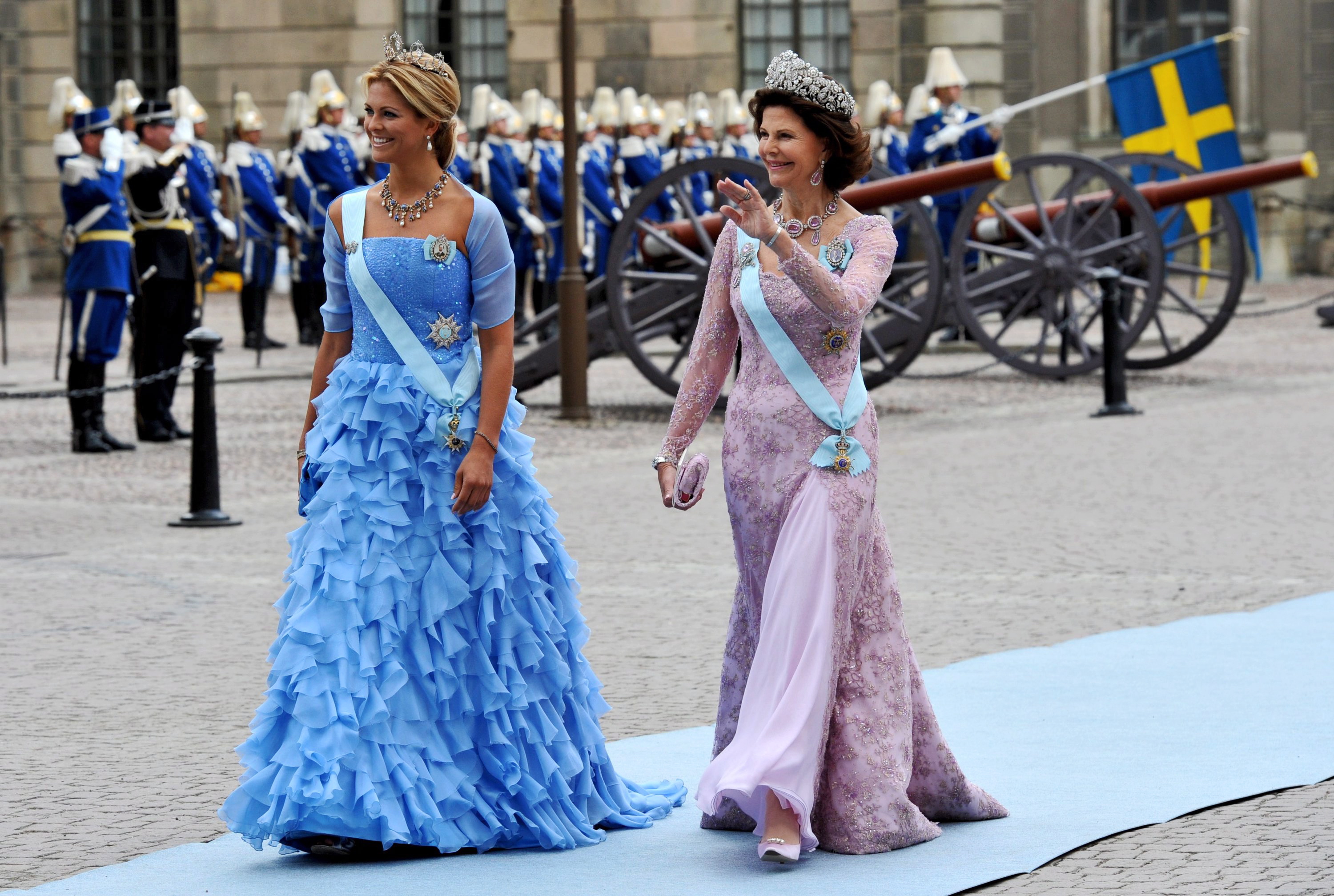 Шведската кралица Силвия с дъщеря си - принцеса Маделин