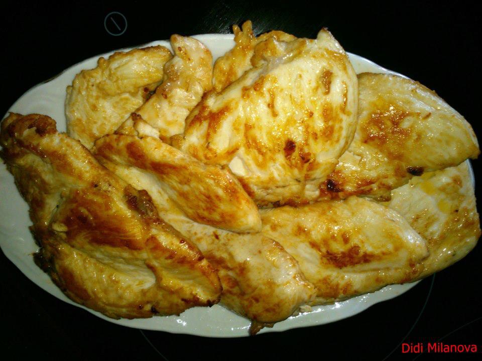 Мариновани пилешки пържоли
