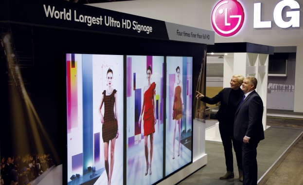LG показва IPS публични електронни дисплеи на форума ISE 2013