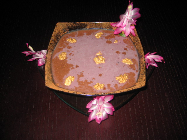 Мляко с черен ориз