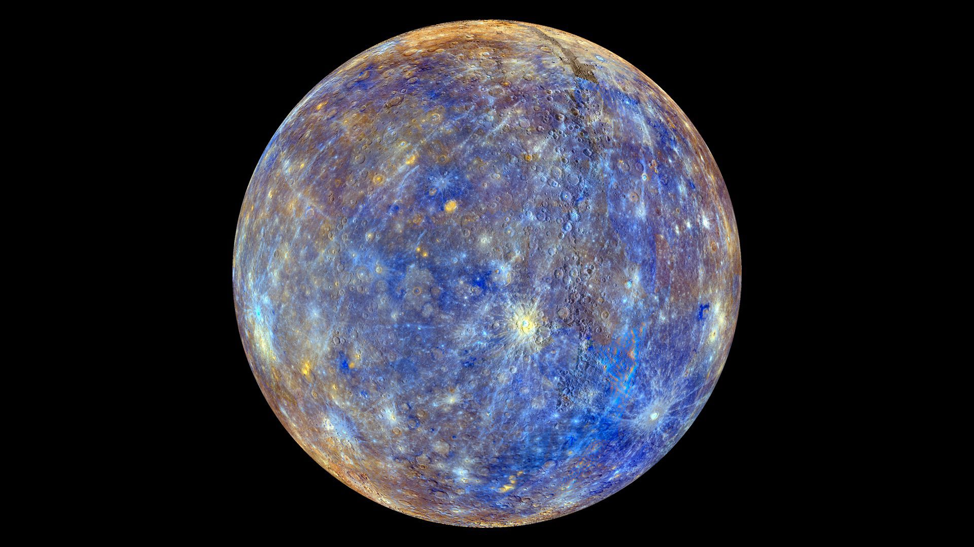 3 до 6 на сто от повърхността на Меркурий е съставена от въглерод