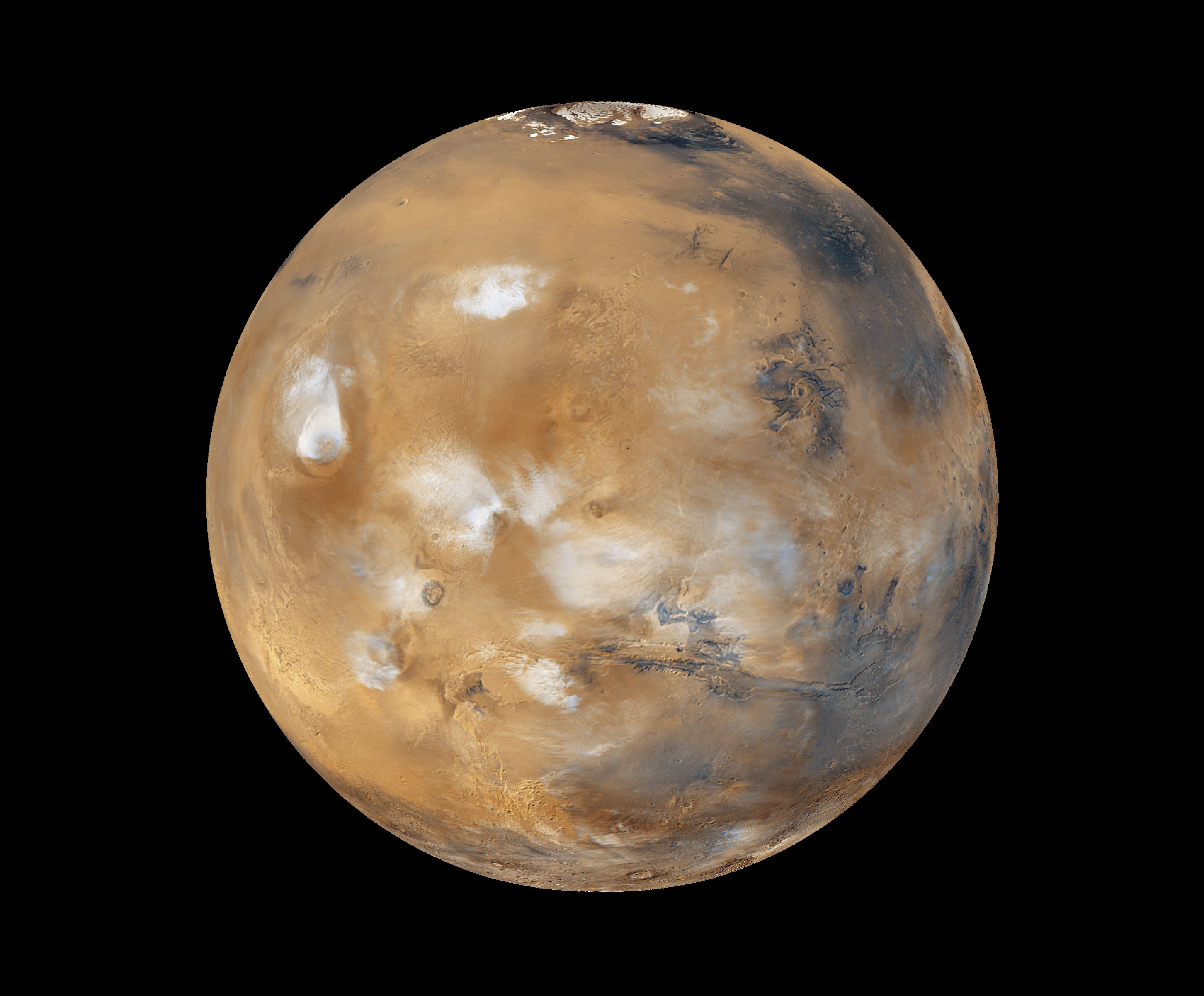 Откриха система от гигантски канали на Марс