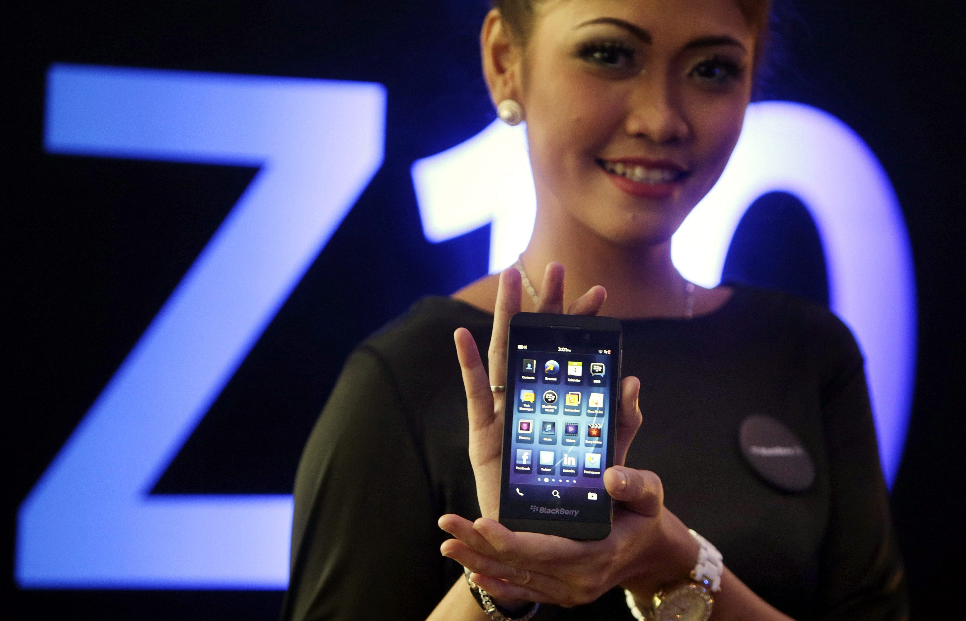 Представянето на BlackBerry Z10 в Индонезия