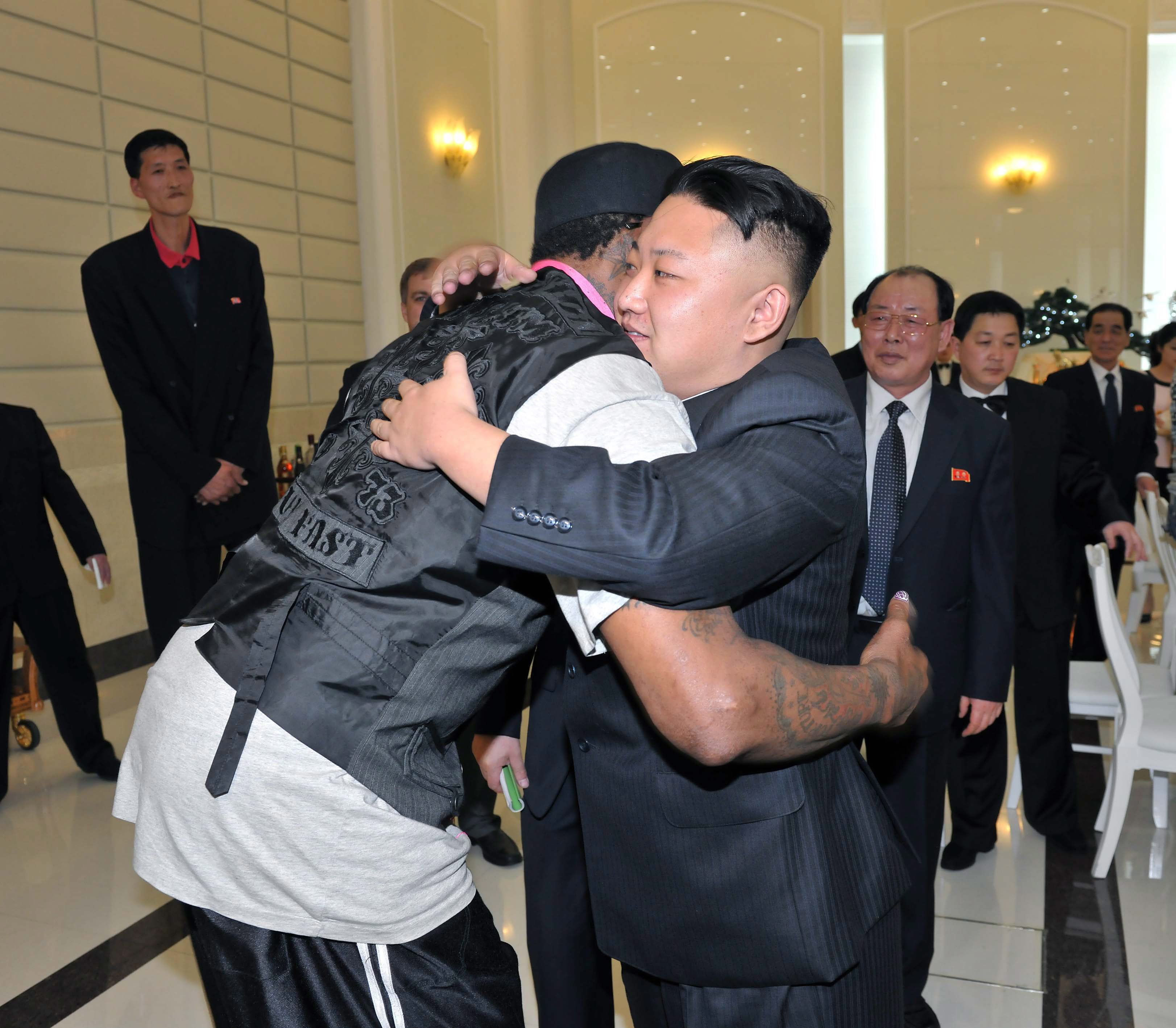 Неотдавна баскетболистът посети Северна Корея и стана приятел с Ким Чен-ун