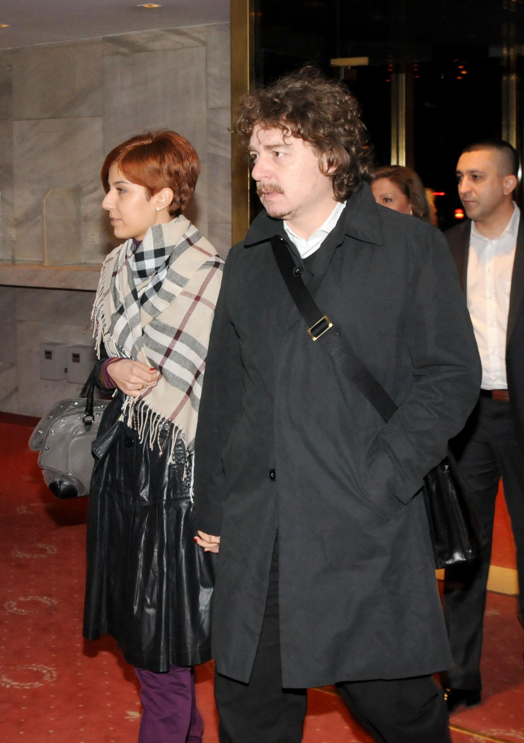 Камен Донев със съпругата си