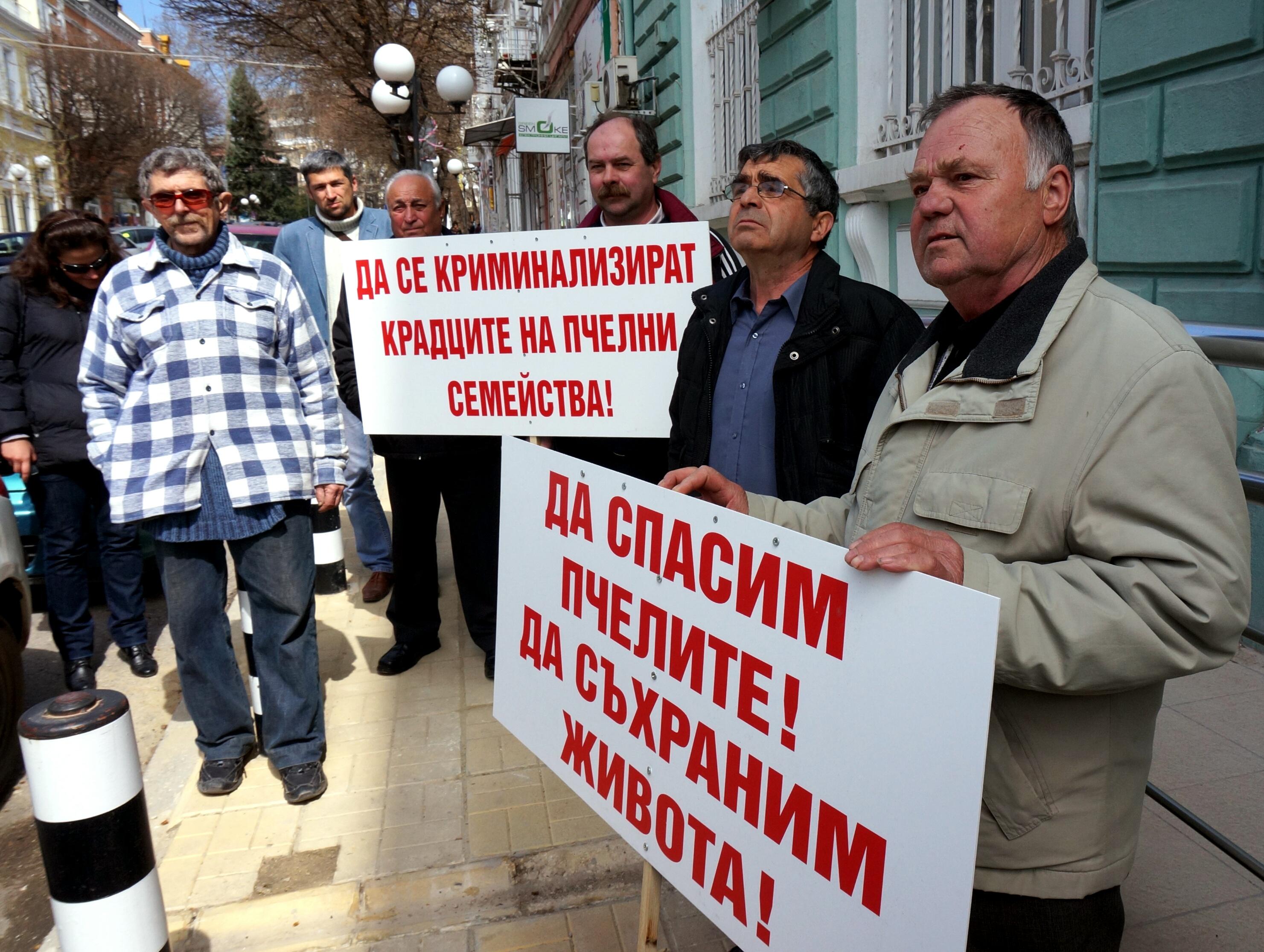 Пчеларите във Варна се събраха на протест пред Областна управа