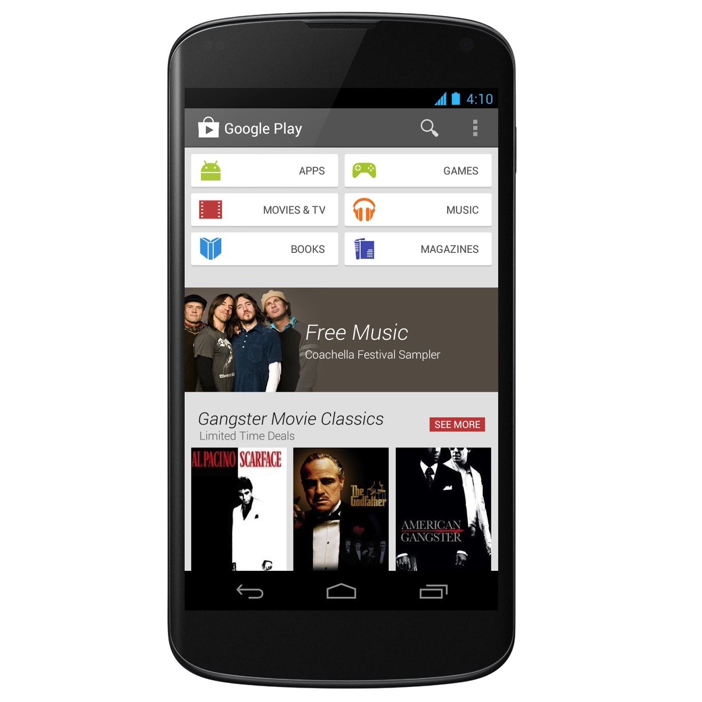 Google обнови онлайн магазина на Android