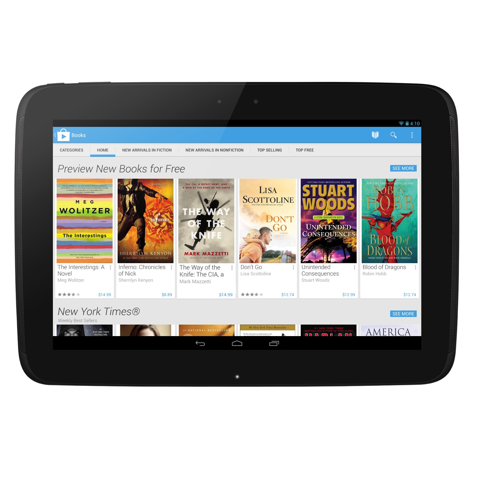 Google обнови онлайн магазина на Android