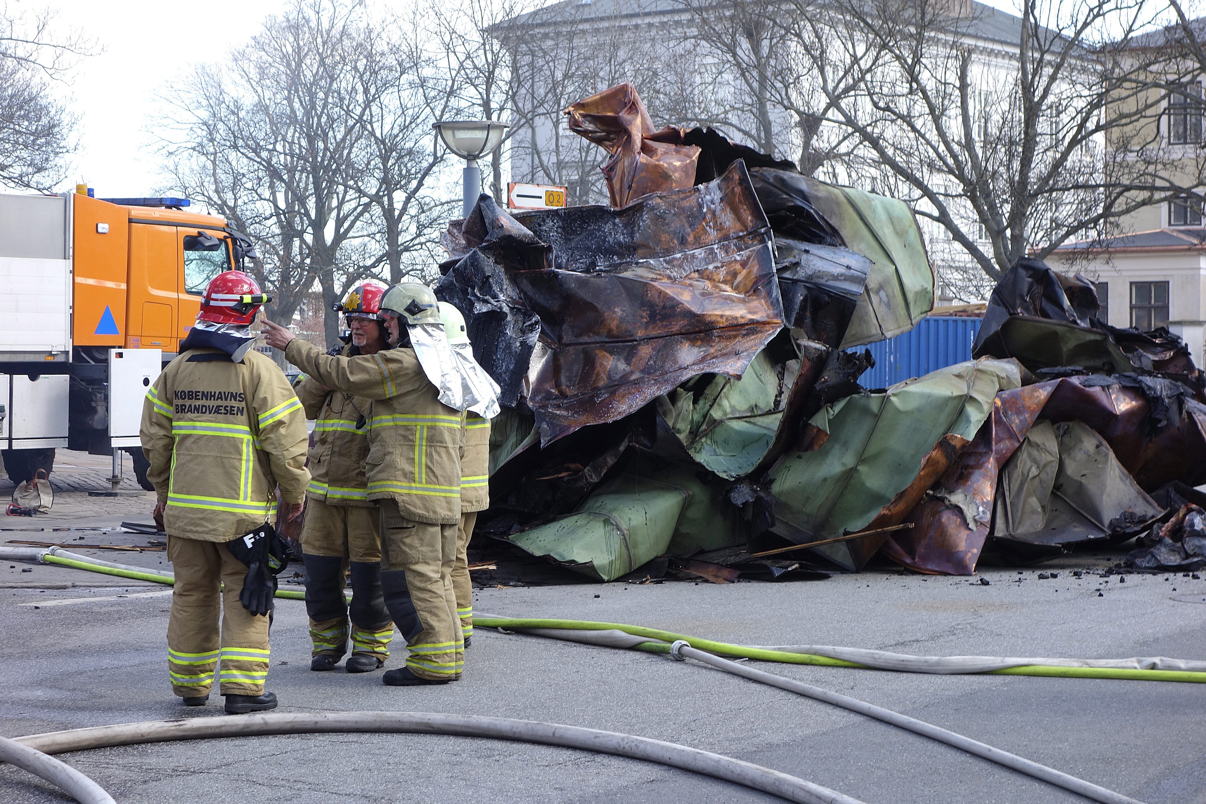 Пожар унищожи датски музей, експонатите бяха спасени