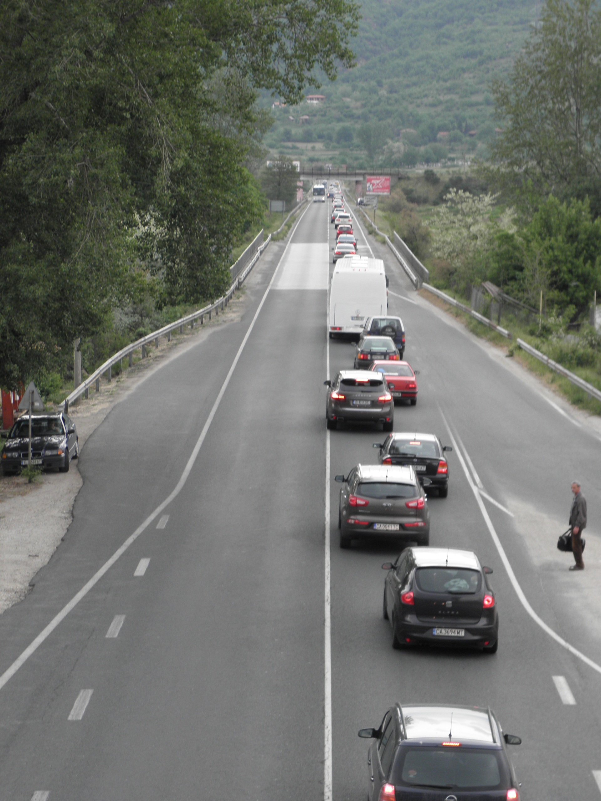 От Пътна полиция предупреждават шофьорите да карат внимателно по главен път Е-79