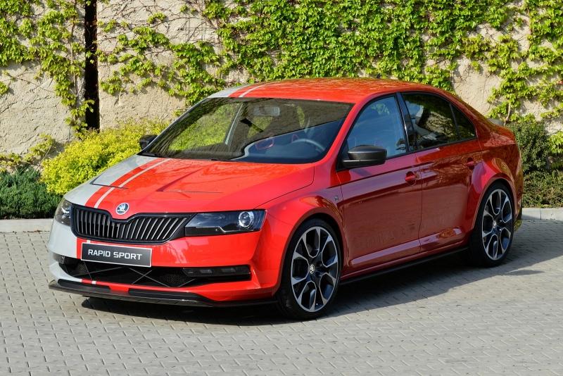 Skoda показа горещия Rapid Sport