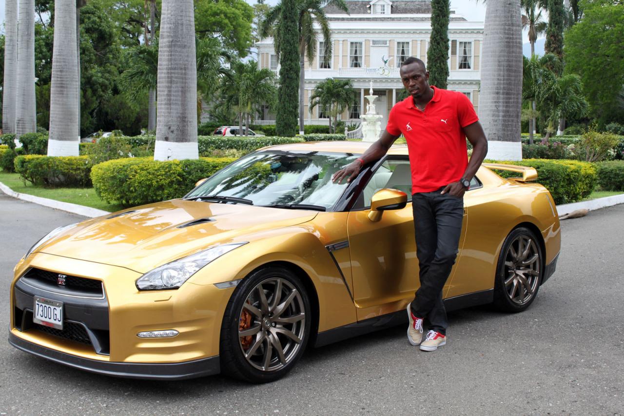 Юсеин Болт отново със злато с уникален Nissan GT-R