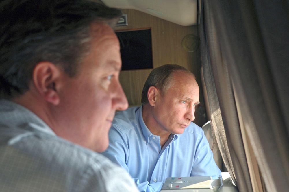 Владимир Путин и Дейвид Камерън огледаха обектите от Олимпийските игри в Сочи