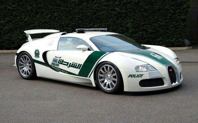 Bugatti Veyron е новата ”патрулка” на полицията в Дубай