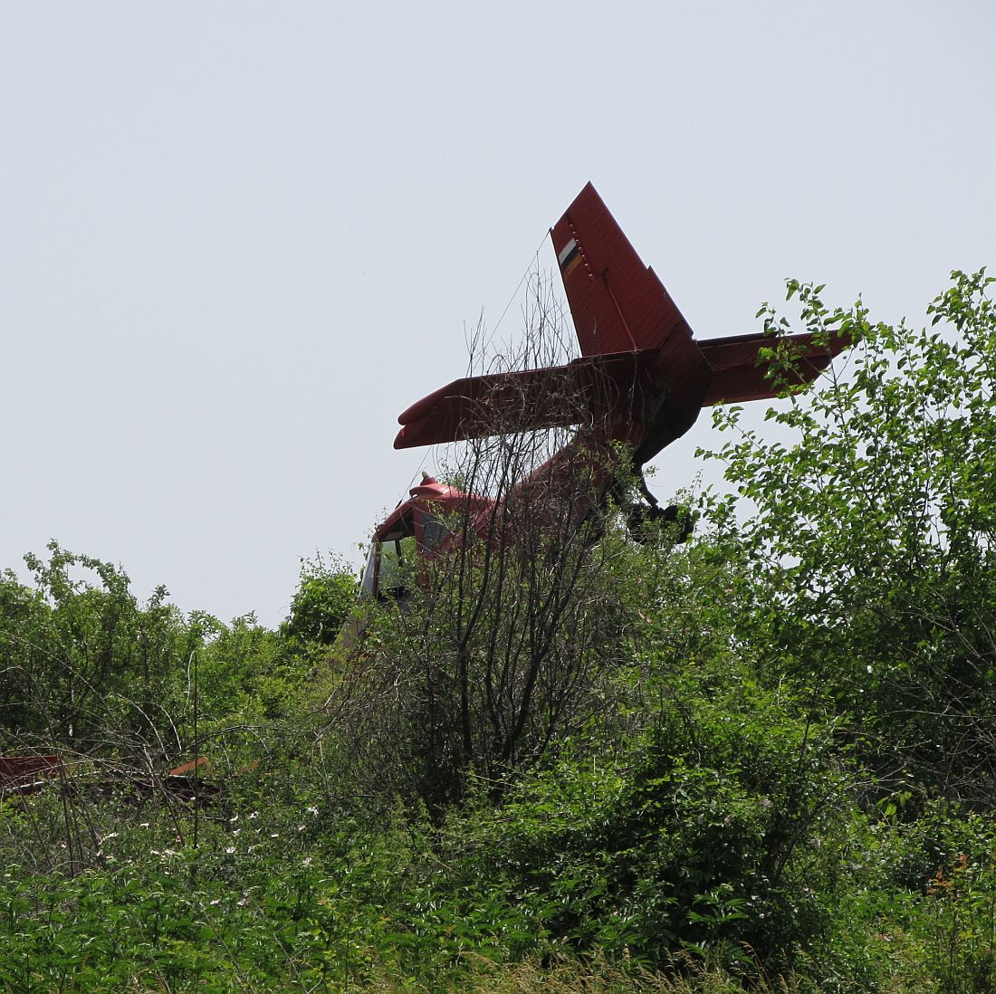 Селскостопански самолет падна край Русе