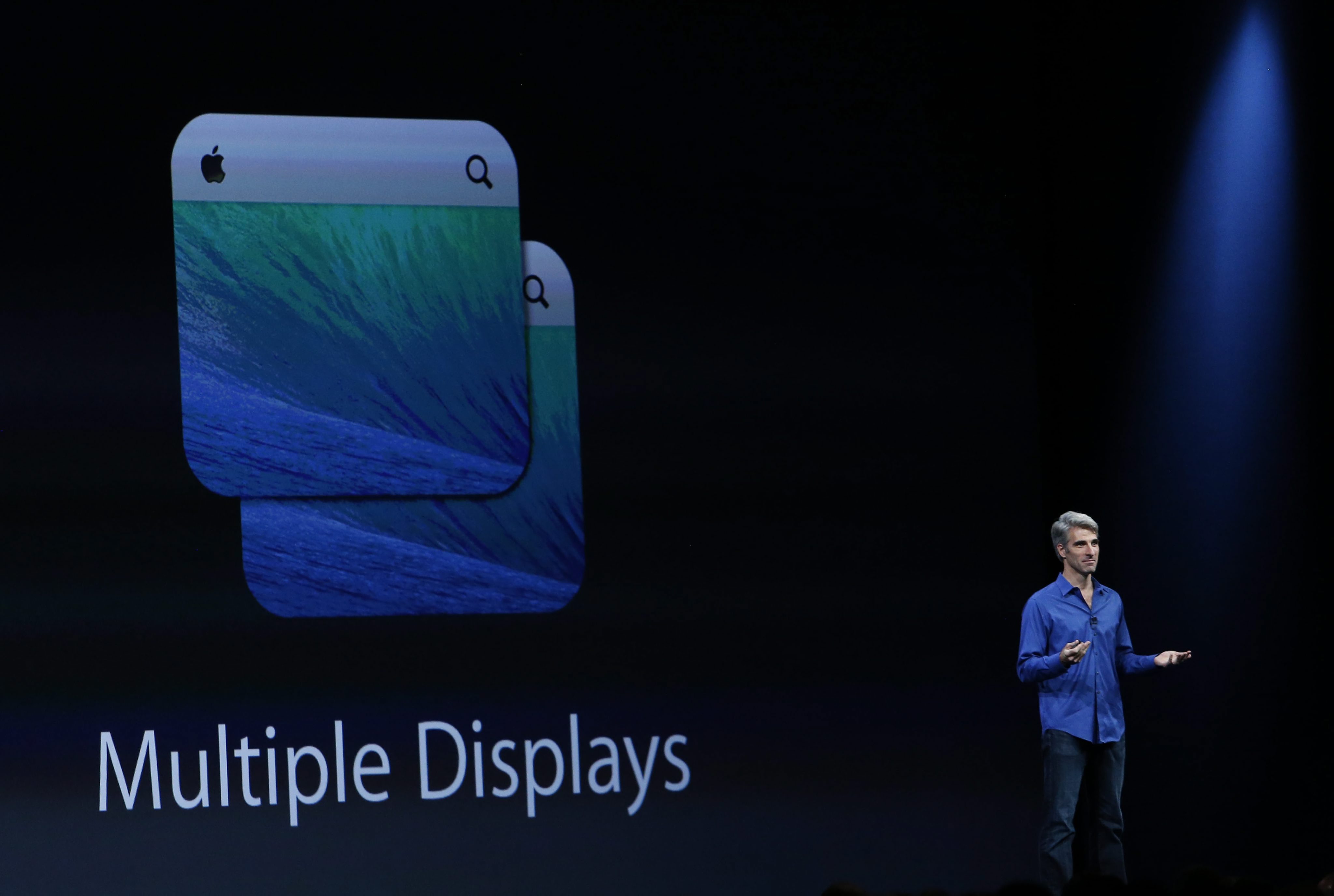 Новата операционна система на Apple OS X Mavericks ще поддържа работа с няколко дисплея