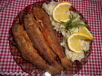 Пържена риба пъстърва (Балканка)