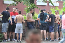 СНИМКА: Феновете на ЦСКА се събраха на „Армията“