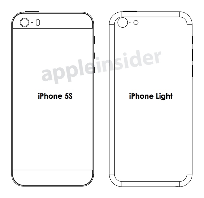 Скици на iPhone 5S и iPhone Light