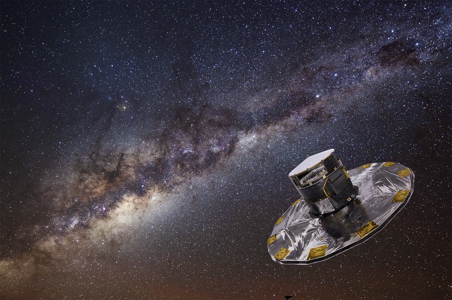 Космическият апарат ”Гая” ще брои звездите в Млечния път
