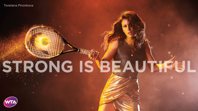 Цвети стана рекламно лице на WTA (снимки)