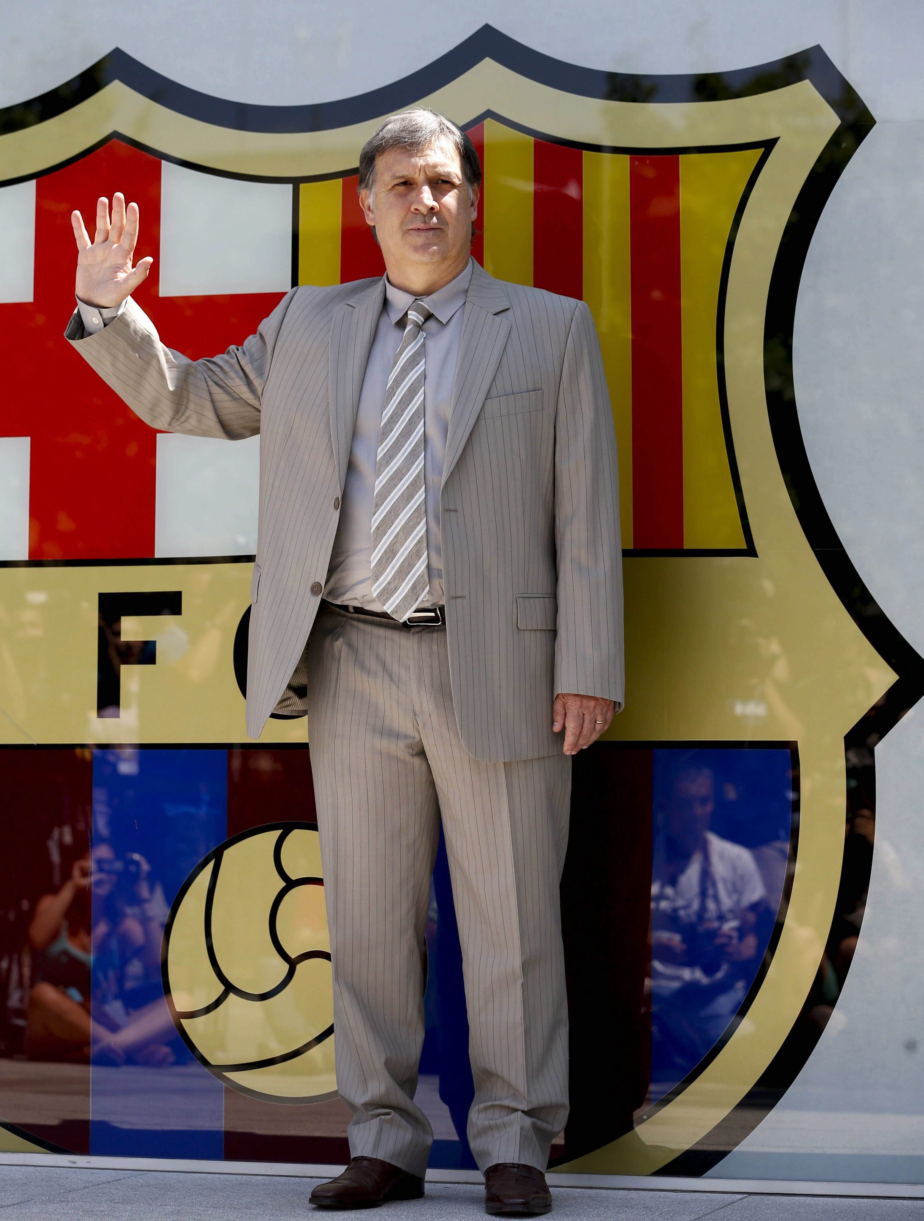 Херардо Мартино бе официално представен като новият треньор на Барселона