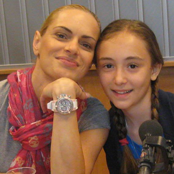 Ива Екимова и дъщеря й Дара